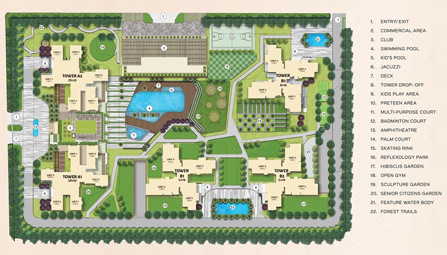 Ace Starlit Site Plan