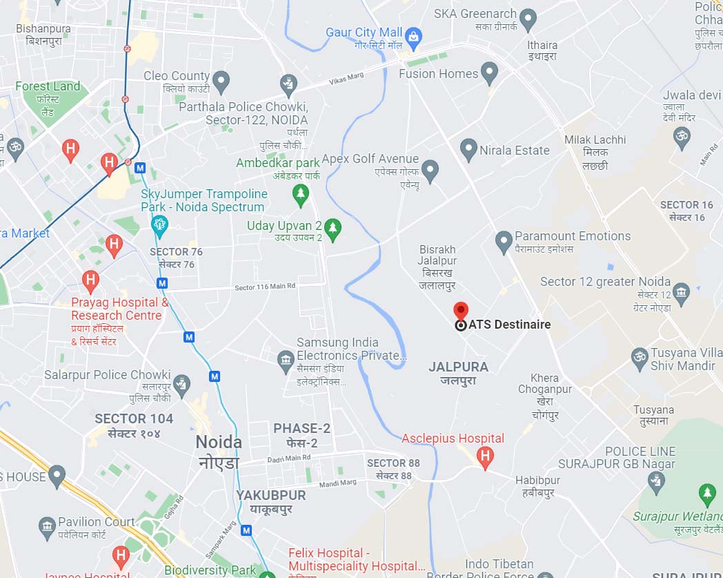 ATS Destinaire Location Map