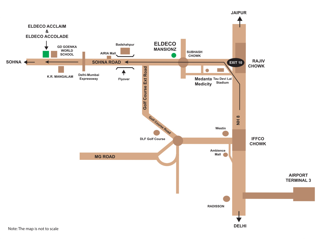 Eldeco Acclaim Location Map