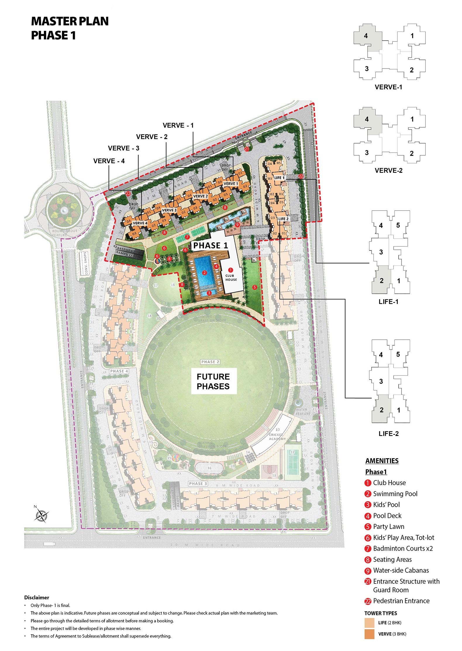 Eldeco Live By The Greens Site Plan