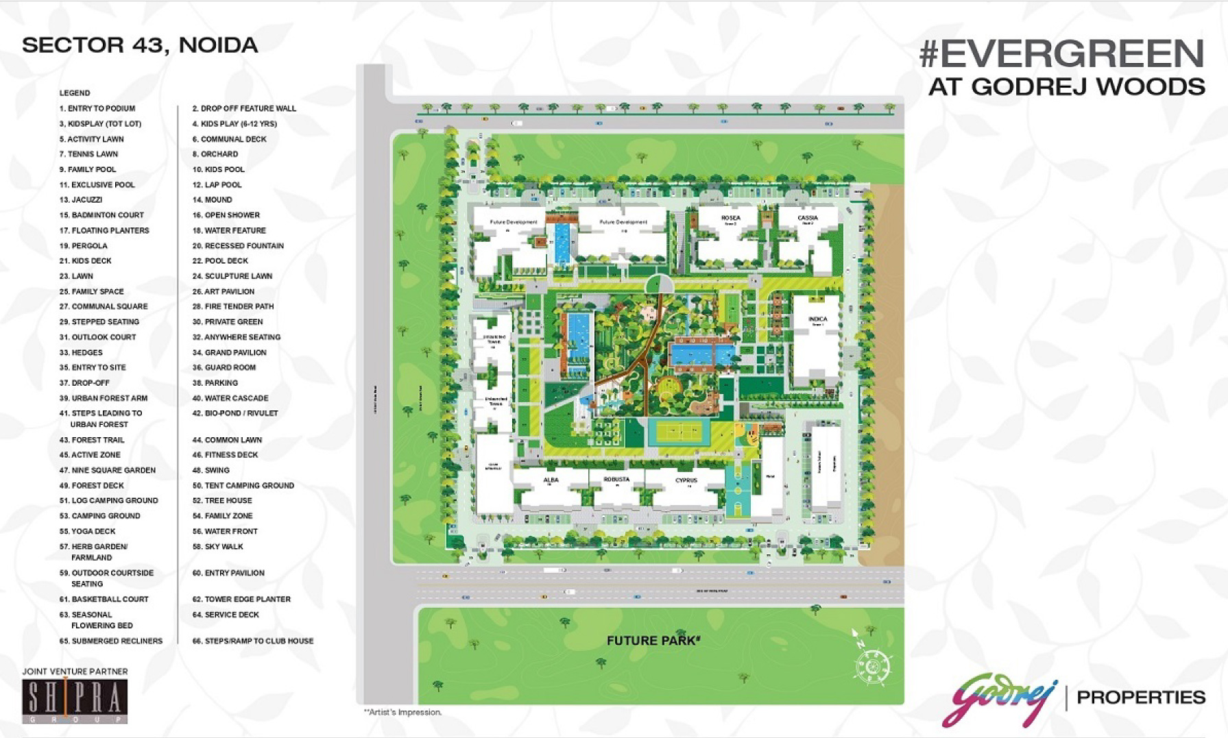 Godrej Woods Site Plan