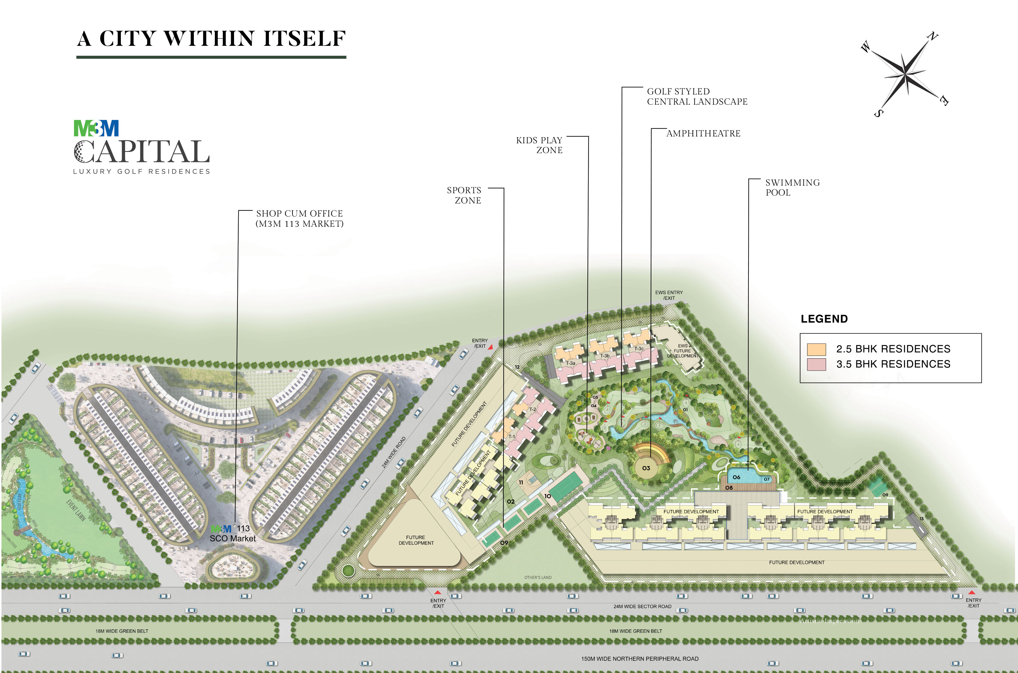 M3M Capital Site Plan