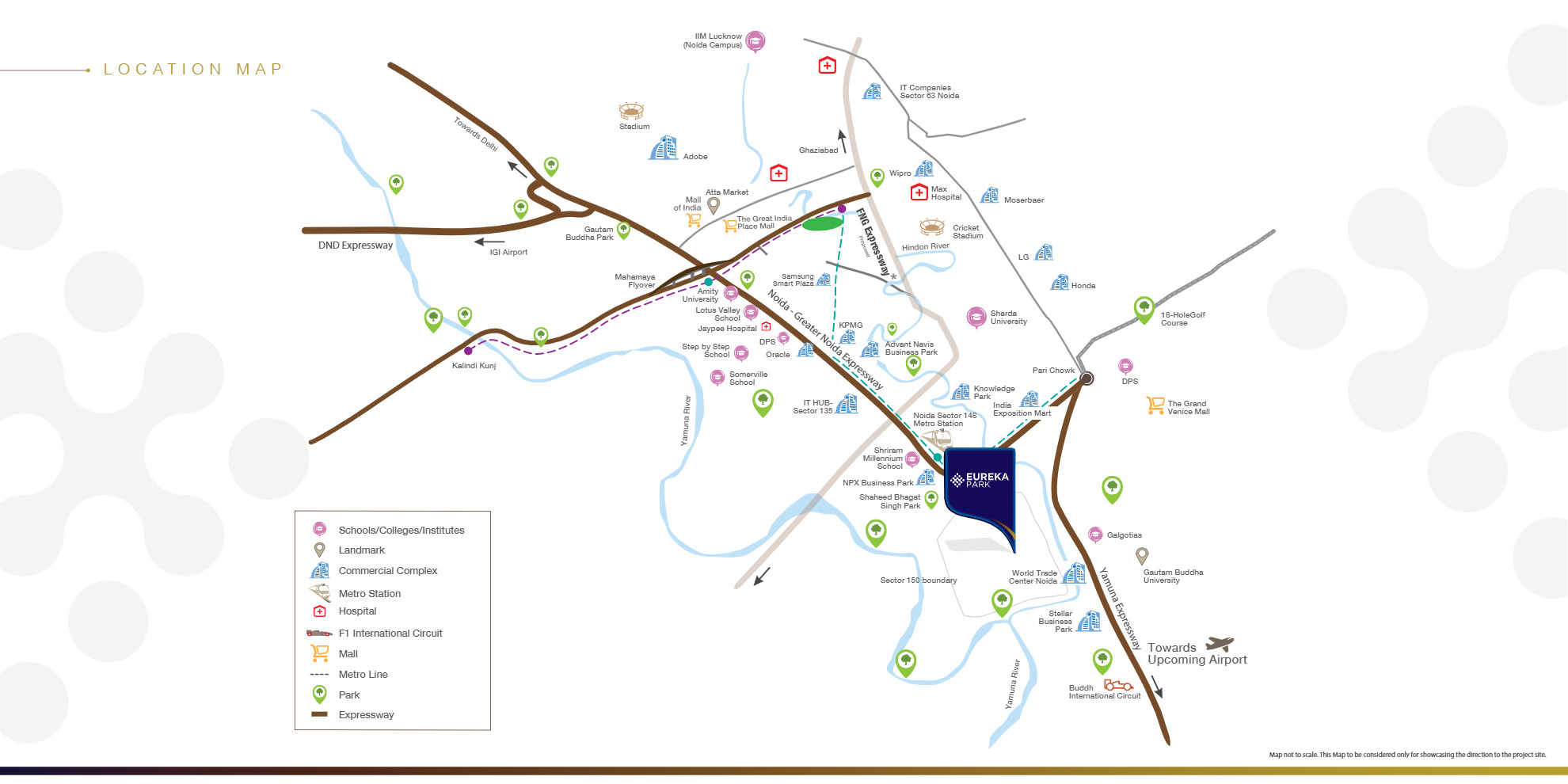 TATA Eureka Park Location Map