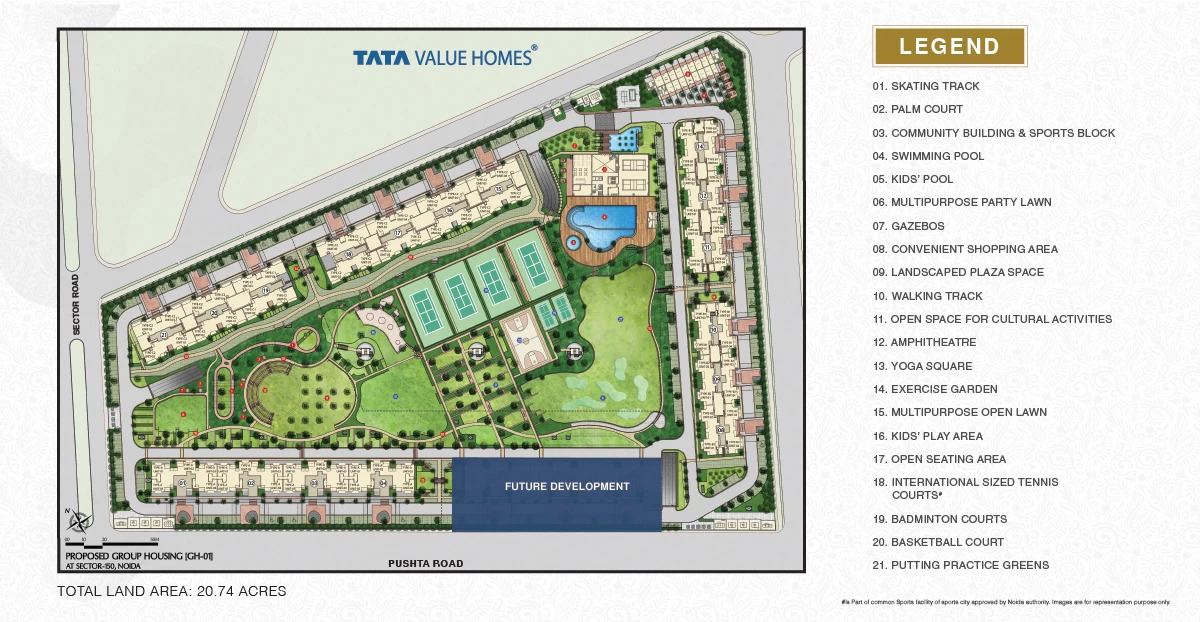 TATA Eureka Park Site Plan